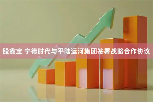 股鑫宝 宁德时代与平陆运河集团签署战略合作协议